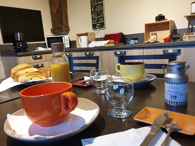 Petit-déjeuner La Maison de Nacre Douvres-la-Délivrande