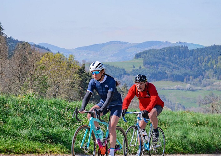Fietsroute -Ronde van Auvergne-Rhône-Alpes