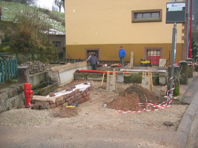 L'eau à Frohmuhl - le lavoir