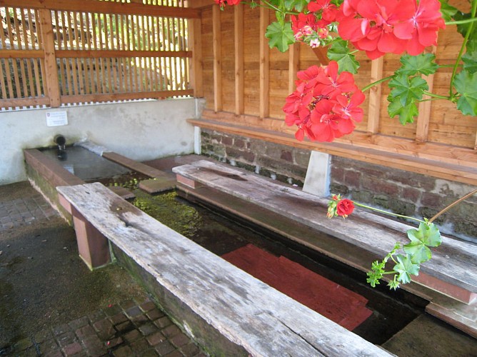 L'eau à Frohmuhl - le lavoir