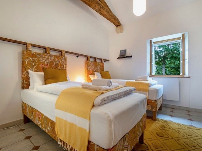 Chambre 2 du gîte Tournesol