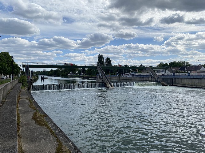 Barrage de Créteil, Île Brise Pain et Île Sainte-Catherine