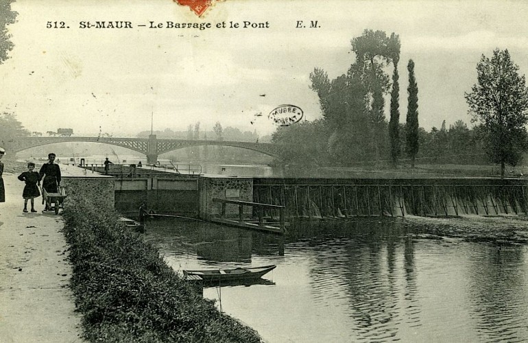 Barrage de Créteil, Île Brise Pain et Île Sainte-Catherine