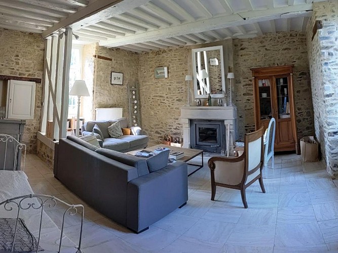 Le presbytère normand Aurseulles Maison Salon (TIS)