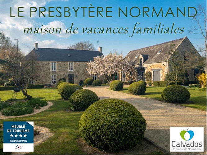 Le presbytère normand Aurseulles Maison de Vacances Familiales (TIS)