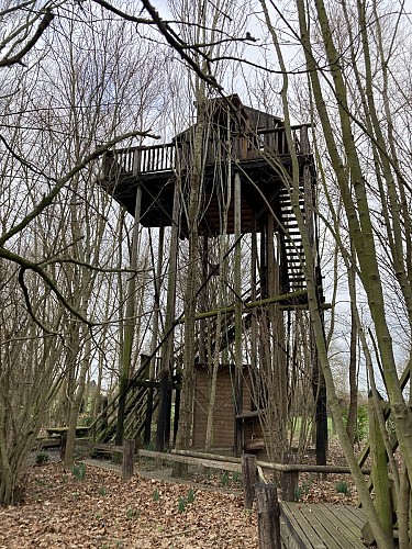 Cabane de charme "dans les airs"