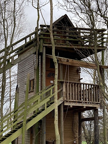 Cabane de charme "dans les airs"