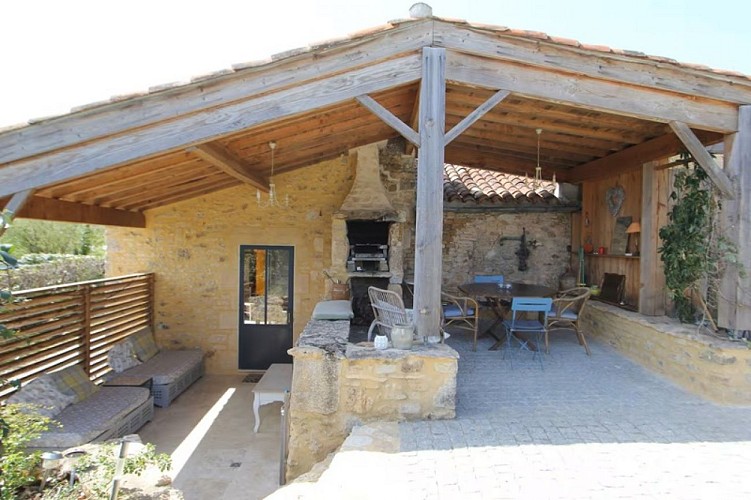 Périgord Noir Vallée Dordogne - Pierres du Peyrot - terrasse logis (1)