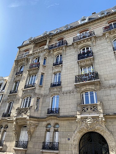 Façade de l'immeuble du 15 rue Gabrielle