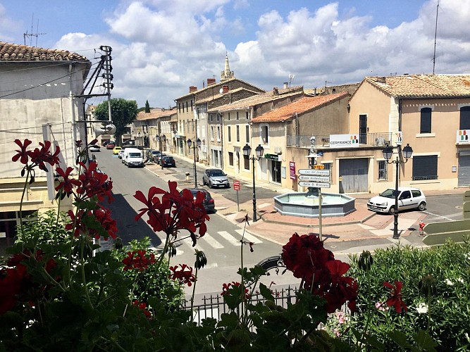 Vue depuis la chambre Carignan