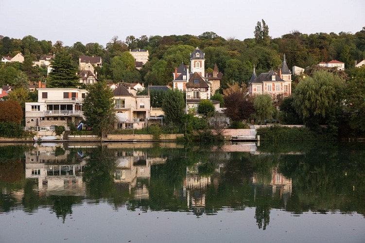 Quai Winston Churchill et ses villas des bords de la Marne