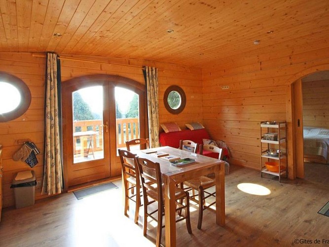 Gîte La Cabane Tchanquée de la forêt