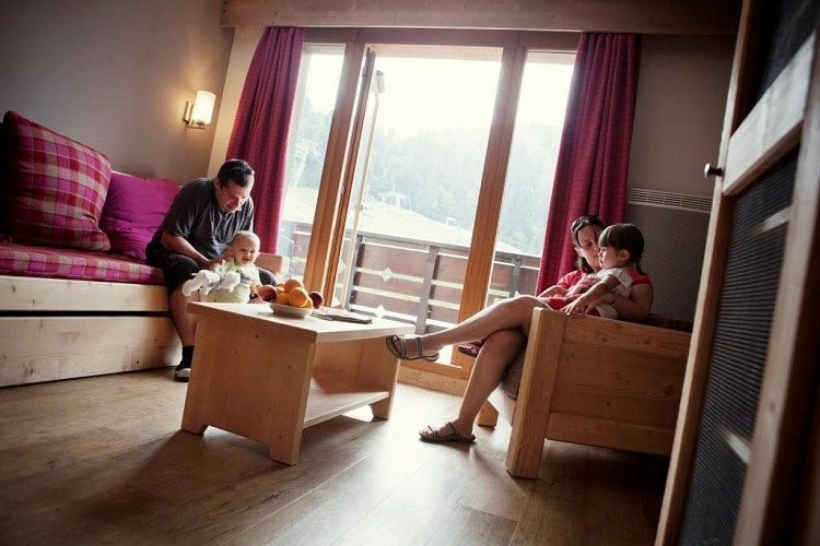 Appartement 6 personne côté pistes- les Grandes Feignes - au pied des pistes de la station La Bresse