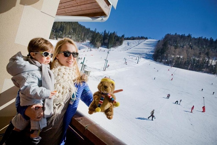 Appartement 6 personne côté pistes- les Grandes Feignes - au pied des pistes de la station La Bresse