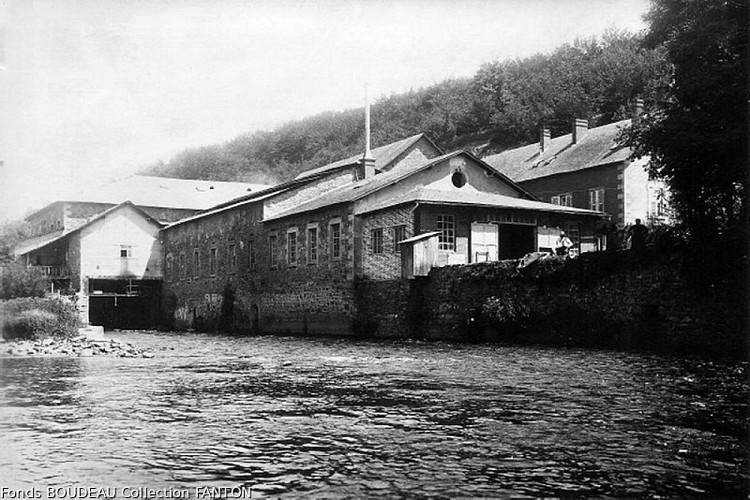 Papeterie avant barrage 1909