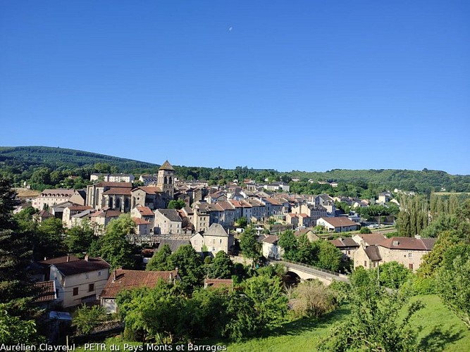 Vued'Eymoutiers depuis le boulevard Emile Zola