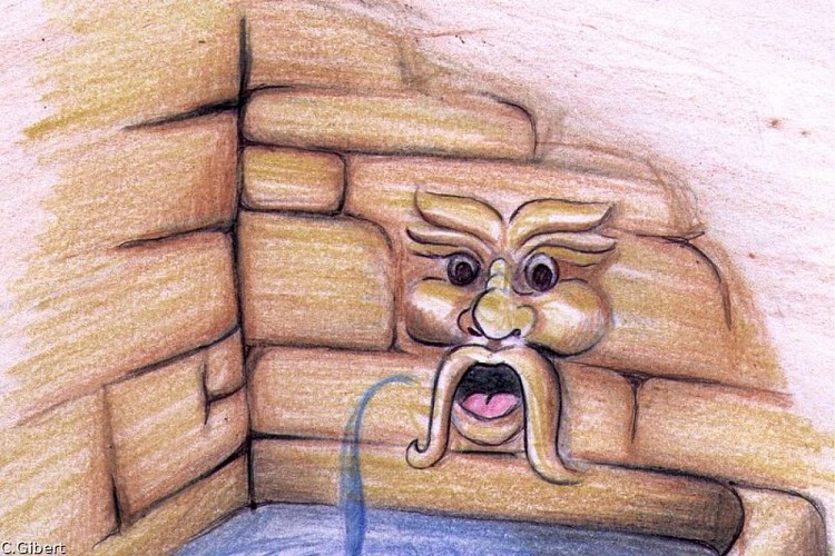 Dessin fontaine