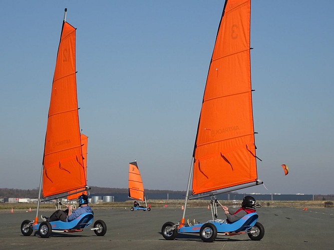 Le char à voile - Groupes scolaires