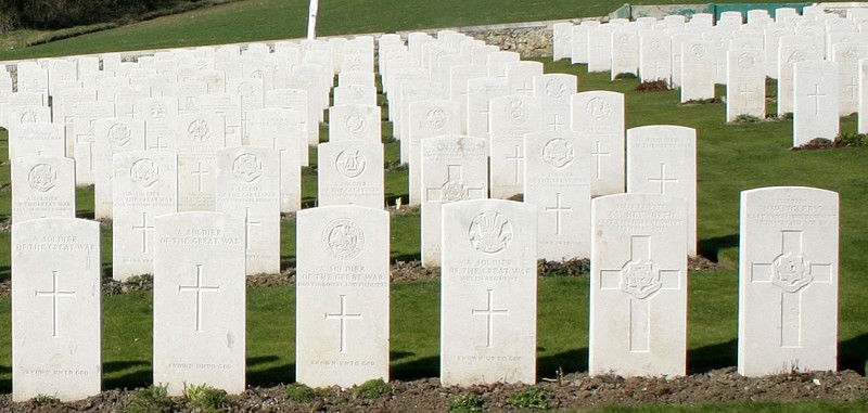 Cimetière britannique de Vendresse V