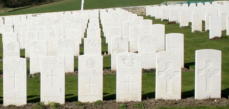 Cimetière britannique de Vendresse V