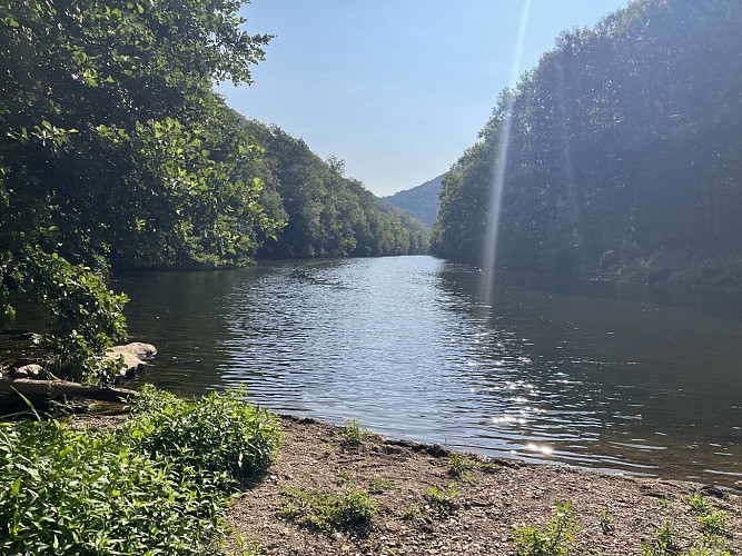 Une plage naturelle pour se rafraîchir