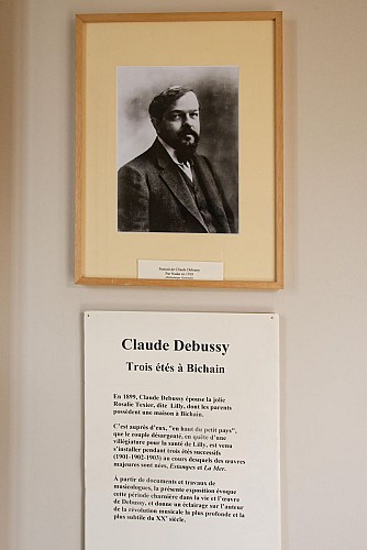 Maison-Musée Claude Debussy panneau d'accueil