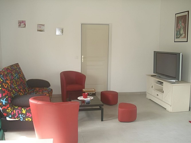 Chez Hubert Verhaest à Moyaux Salon