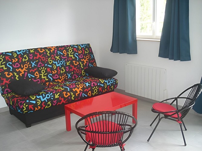 Chez Hubert Verhaest à Moyaux Espace salon