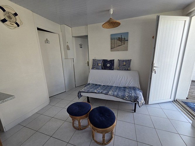 Maisonnette 4 couchages à 800m de la plage !