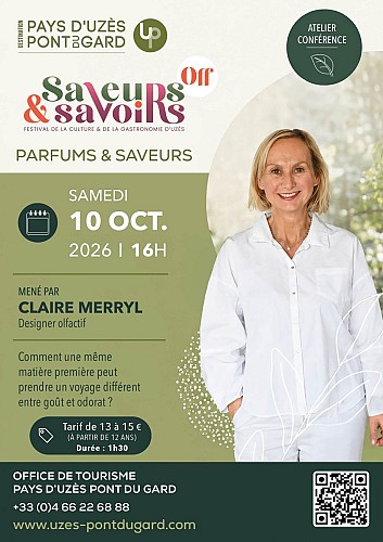 Atelier conférence Parfums & Saveurs 2026