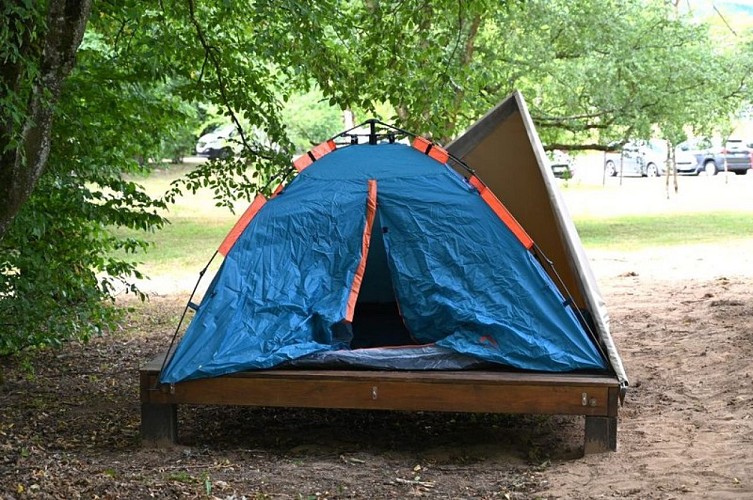 Plateforme de bivouac