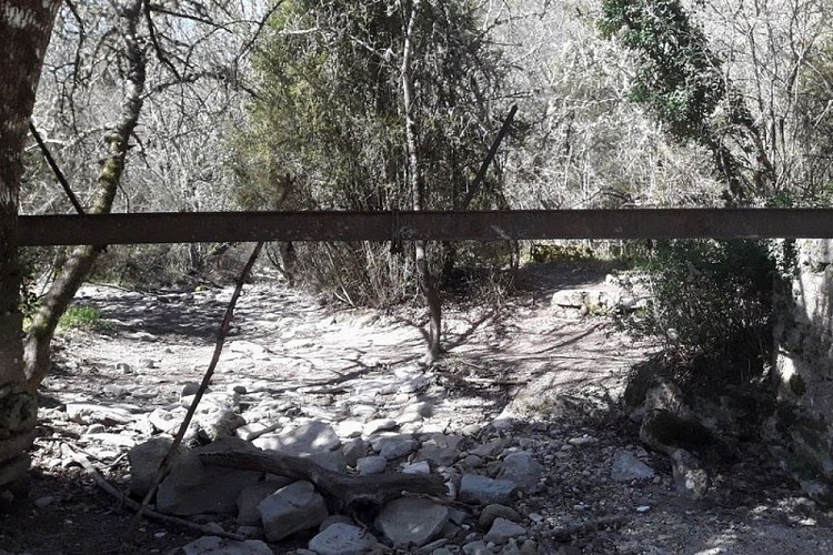 Vestige de la passerelle