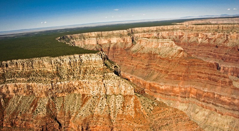 Survol en avion du Grand Canyon - Au départ du Grand Canyon South Rim (plateau sud)