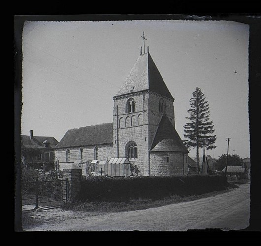 Église Saint-André de Yainville, photographies, 1938