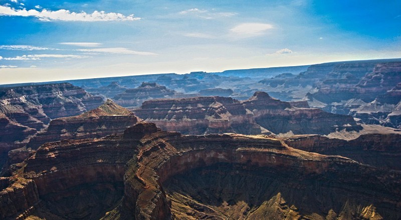 Survol en hélicoptère du Grand Canyon (30 mn) - Au départ du Grand Canyon South Rim (plateau sud)