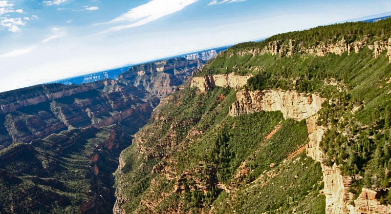 Survol en hélicoptère du Grand Canyon (30 mn) - Au départ du Grand Canyon South Rim (plateau sud)