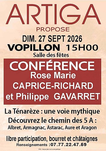 Vopillon : Conférence