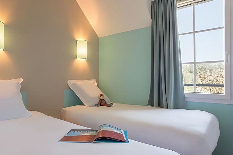 Résidence Green Beach - Port en Bessin - chambre twin