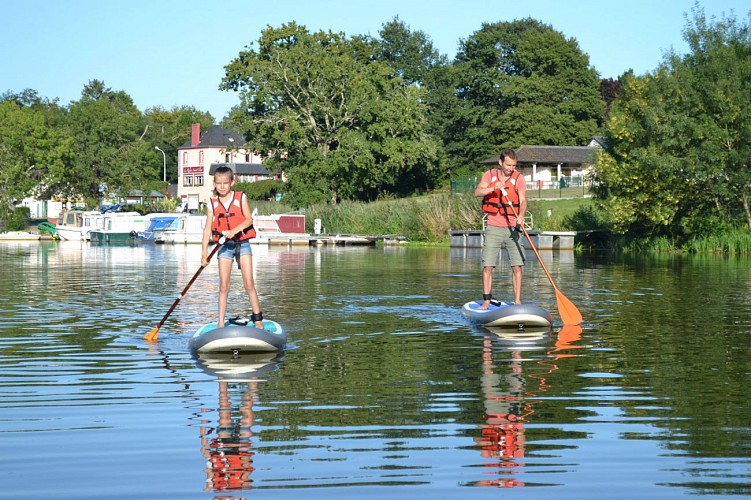 Location de paddle sur le Canal
