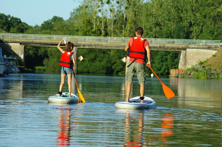 Location de paddle sur le Canal