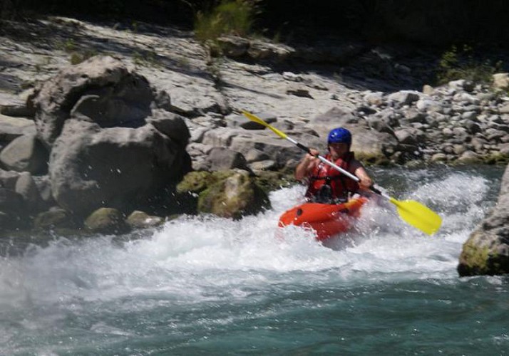 Sportive Canoe Rafting on your own on the Var River – 1 hour from Nice