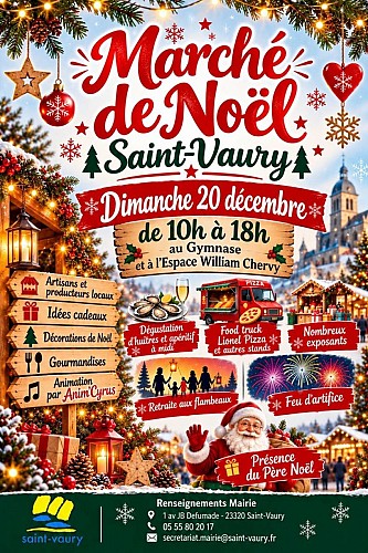 marché de noel St Vaury