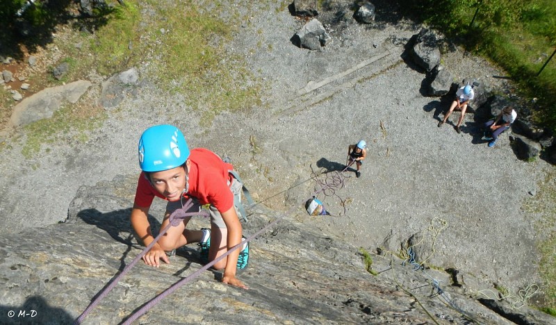 Escalade rocher de Beaudéan_Guides_Aabelios