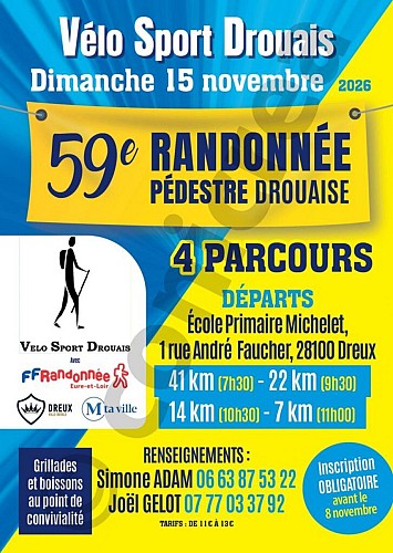 59ème randonnée pédestre drouaise