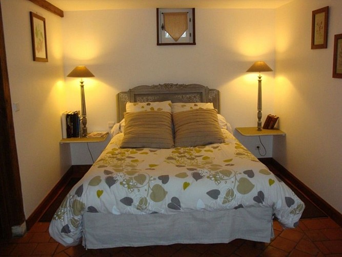 Les Chambres de Bazin - Beuvron-en-Auge - L a Chambre Claque-Pépin vue sur le jardin