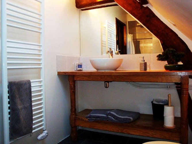 Les Chambres de Bazin - Beuvron-en-Auge - La salle de Bain
