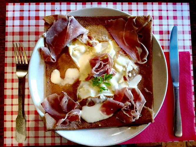 crêpe jambon