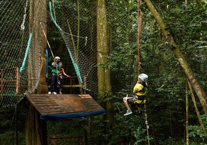Zip-Lining & Travel Through the Canopy by Cable Car – In St. Lucia
