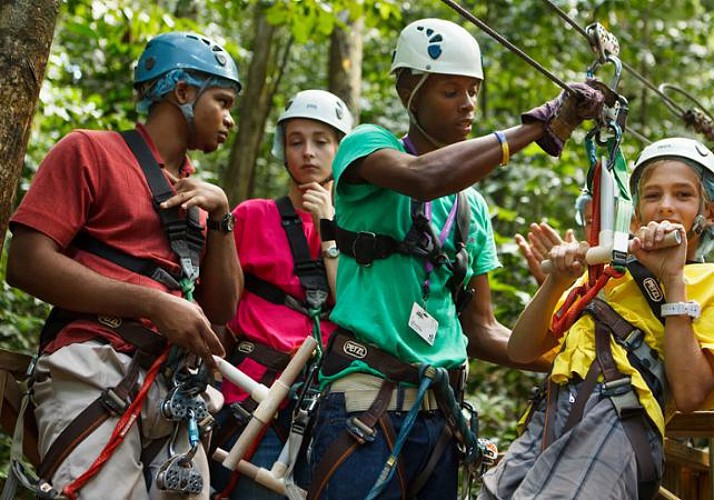 Zip-Lining & Travel Through the Canopy by Cable Car – In St. Lucia