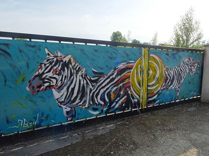 Le portail de Susy et Léo de Barcelone